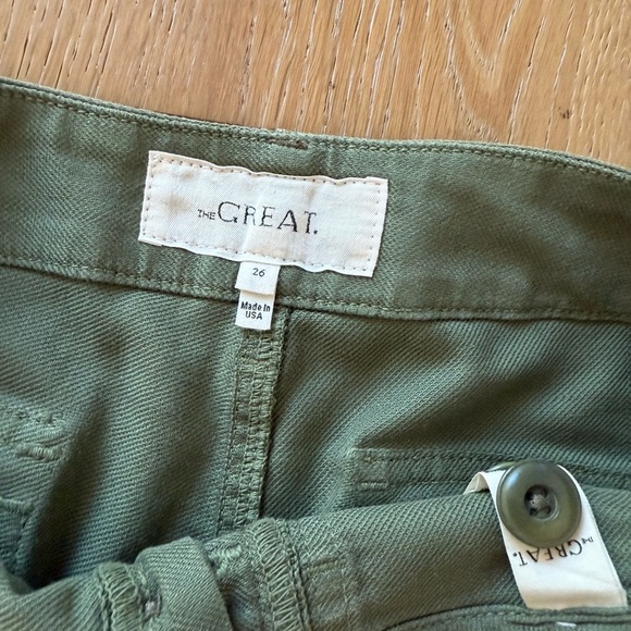The Great Embroidered The Slouch Army Pant Size 26 - Picture 5 of 8
